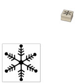 Snowflake Stamp Rubberstempel (Gestempeld)