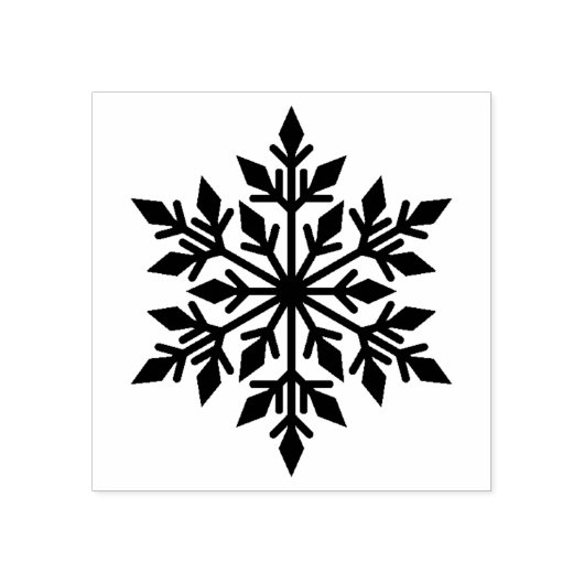 Snowflake Stamp Rubberstempel (Afrduk)