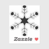 Snowflake Sticker (Feuille)