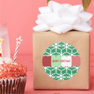 Snowflake Sticker getoond groen maar u kiest Kleur