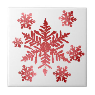 Snowflake Tegel Trivet Tegeltje