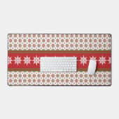 Snowflake Theme Winter Pattern Kerstmis Bureaumat (Keyboard & Muis)