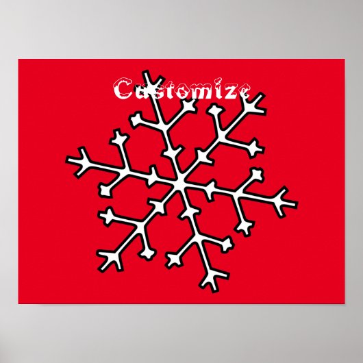 Snowflake Thunder_Cove Poster (Voorkant)