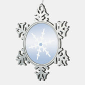 Snowflake Tin Sneeuwvlok Ornament (Rechts)