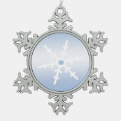 Snowflake Tin Sneeuwvlok Ornament (Voorkant)