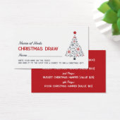 Snowflake Tree, Noël Party Raffle Billets (Bureau)