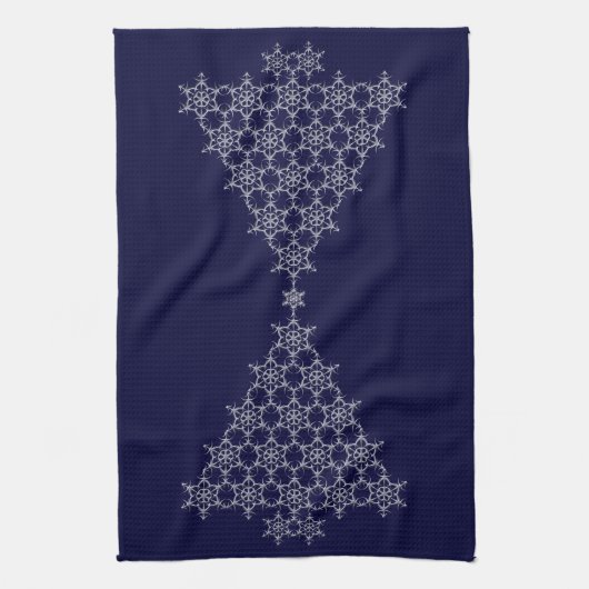 Snowflake Tree serviette de cuisine (Vertical)