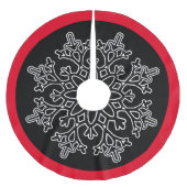 Snowflake Tree Skirt Kerstboom Rok (Voorkant)