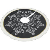 Snowflake Tree Skirt Kerstboom Rok (Gekanteld)