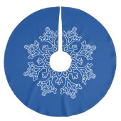 Snowflake Tree Skirt Kerstboom Rok (Voorkant)