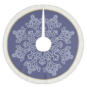 Snowflake Tree Skirt Kerstboom Rok (Voorkant)