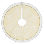 Snowflake Tree Skirt Kerstboom Rok (Voorkant)