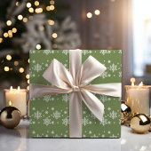 Snowflake Trio Kerstmis / Winter Wrapping Paper