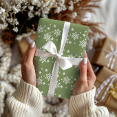 Snowflake Trio Kerstmis / Winter Wrapping Paper