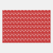 Snowflake Trio Kerstmis / Winter Wrapping Paper (Voorkant 2)