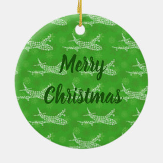 Snowflake-vliegtuig Keramisch Ornament