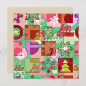 Snowflake voor de versiering van vrolijk kerstfees feestdagenkaart (Voorkant / Achterkant)