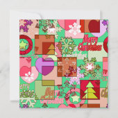 Snowflake voor de versiering van vrolijk kerstfees feestdagenkaart (Voorkant)