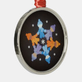 Snowflake vrienden ornament (Rechts)