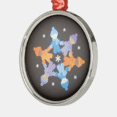 Snowflake vrienden ornament (Links)