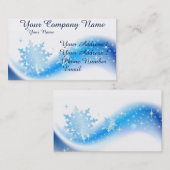 Snowflake Wave Visitekaartje (Voorkant / Achterkant)