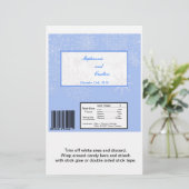 Snowflake Wedding Hershey's Large Bar Wrapper (Staand voorkant)