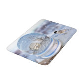 Snowflake Wereldbol Bath Mat (Gekanteld)