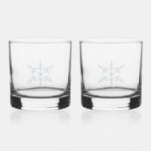 Snowflake Whisky Glas (Voorkant)