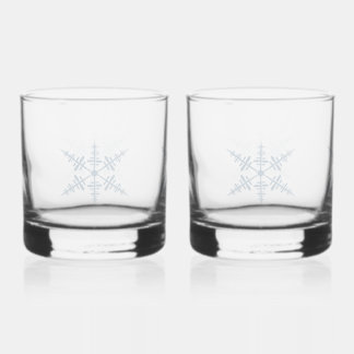 Snowflake Whisky Glas