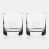 Snowflake Whisky Glas (Achterkant)