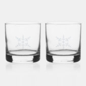 Snowflake Whisky Glas (Links)