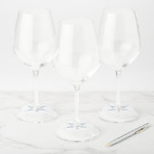 Snowflake Wijnglaslabel (Set)