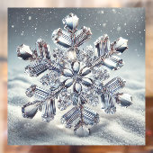 Snowflake Window Cling Raamsticker (Vel 2)