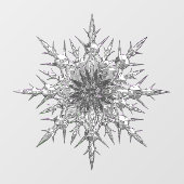 Snowflake Window Cling Raamsticker (Vel)
