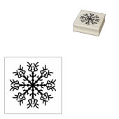 Snowflake winter rubberstempel (Gestempeld)