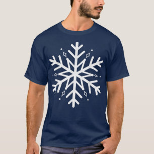 Snowflake winter Uniek grafisch T-shirt