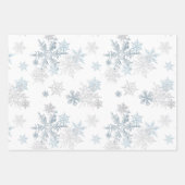 Snowflake Winter Wonderland Inpakpapier Vel (Voorkant)