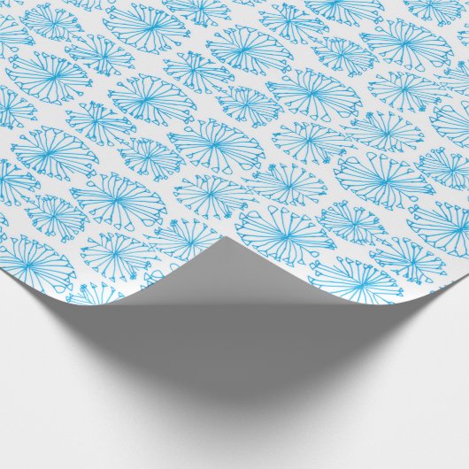 Snowflake Wrapping Paper Cadeaupapier (Hoek)