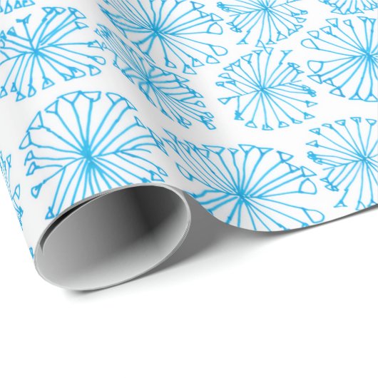 Snowflake Wrapping Paper Cadeaupapier (Rol Hoek)