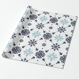 Snowflake wrapppapier cadeaupapier