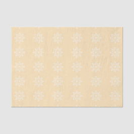 Snowflake Xmas Design Peach Holiday Kerstmis Tissuepapier