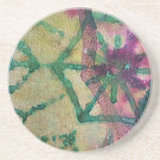 Snowflake Zandsteen Onderzetter (Voorkant)