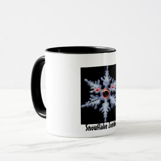 Snowflake Zombie! Mok (Voorkant links)