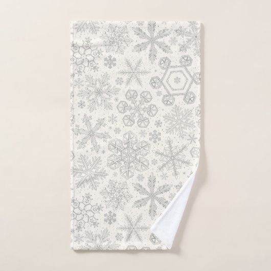 Snowflakes (Serviette à main)