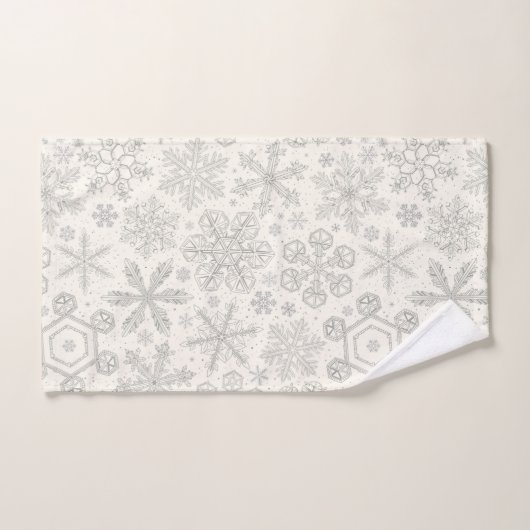 Snowflakes (Serviette à main)