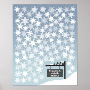 Snowflakes - 100 Signature Livre d'or Alternative