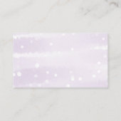Snowflakes Baby shower Display Shower Informatiekaartje (Achterkant)