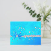 Snowflakes, bevroren briefkaart (Staand voorkant)