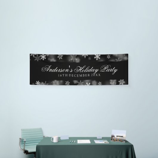 Snowflakes Black Spandoek (Beurs)