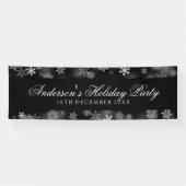 Snowflakes Black Spandoek (Horizontaal)